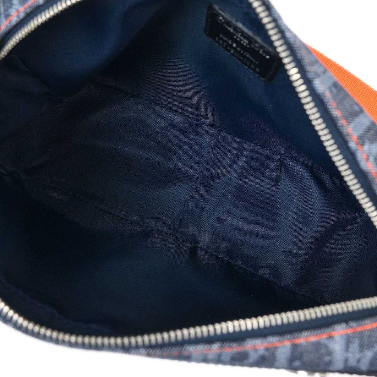 Christian Dior 2005 Navy Trotter Flight Handbag - Image 9