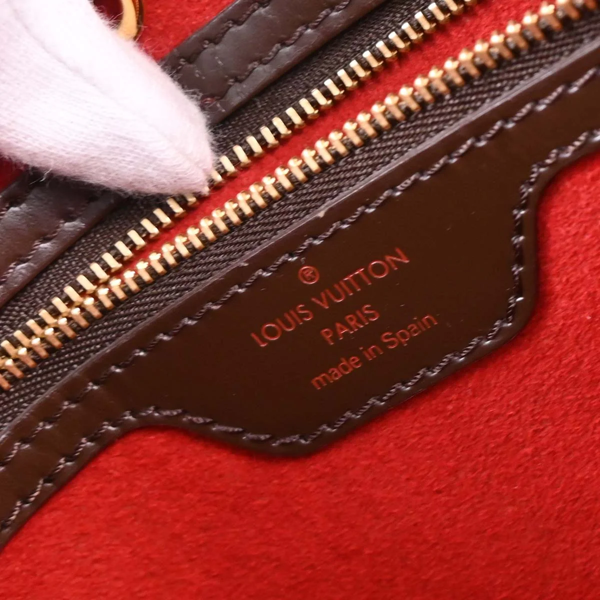 Louis Vuitton 2008 Damier Hampstead PM Tote Handbag N51205 - Image 9