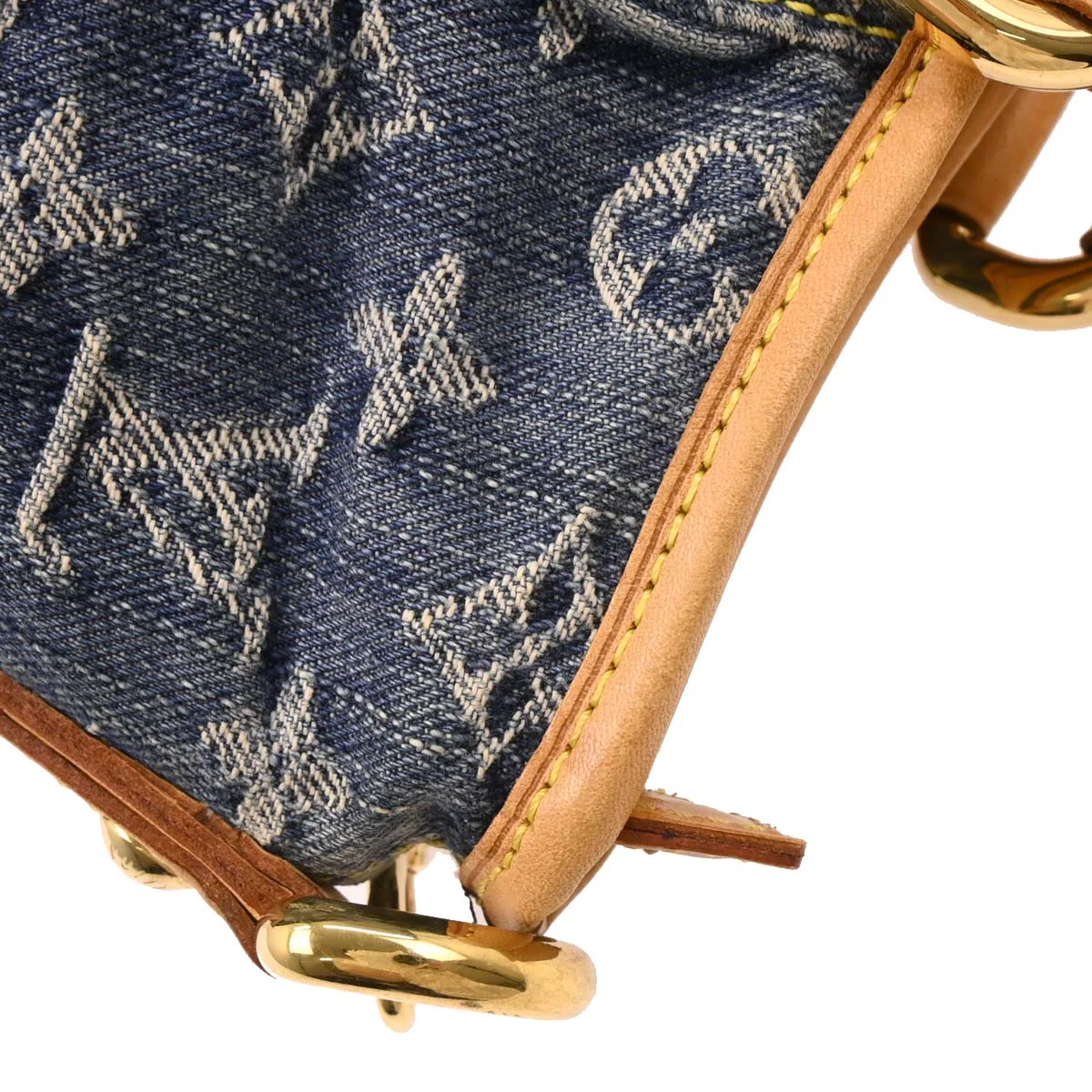 Louis Vuitton 2007 Monogram Denim Neo Cabby GM 2way Shoulder Tote Bag M95350 - Image 4