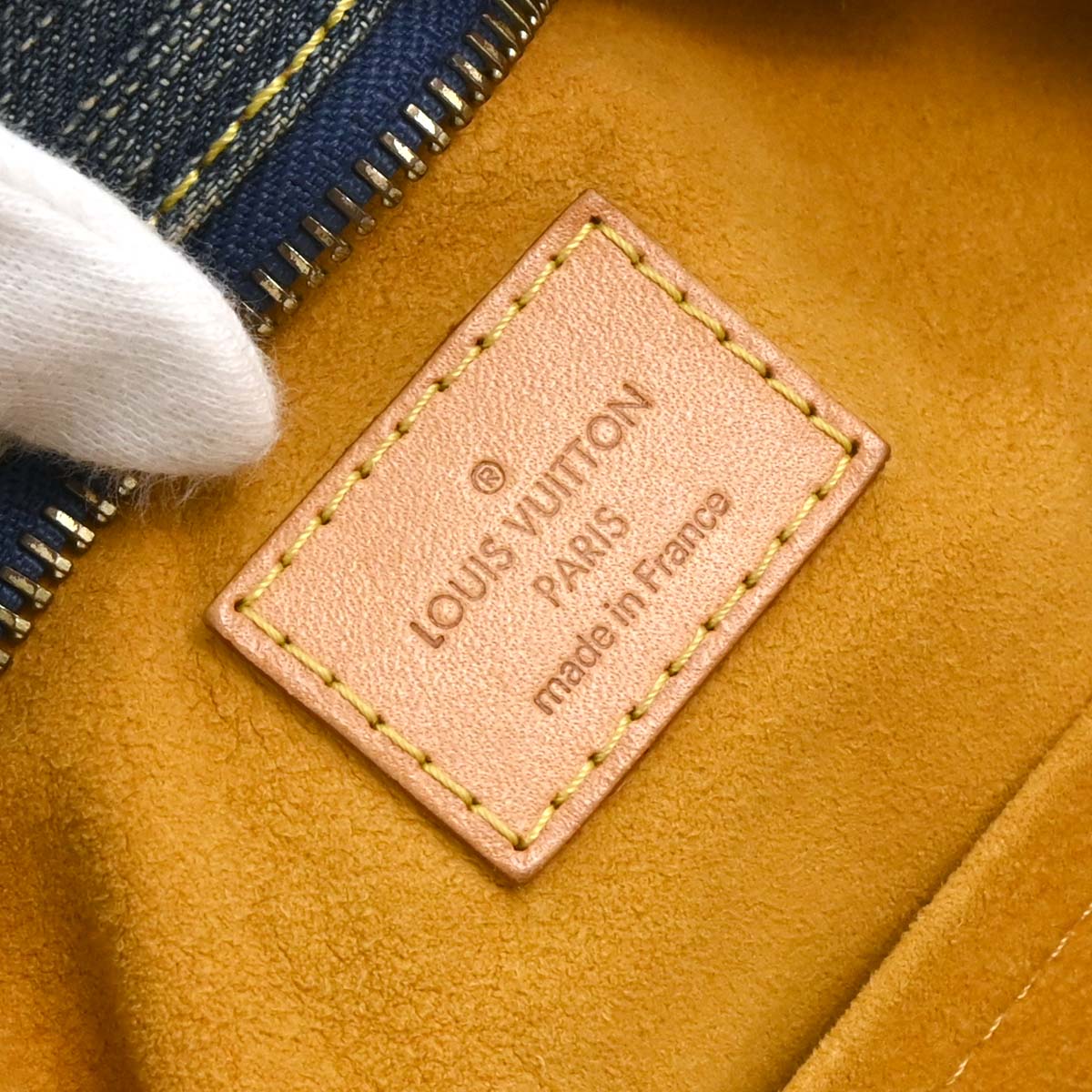 Louis Vuitton 2007 Monogram Denim Neo Cabby GM 2way Shoulder Tote Bag M95350 - Image 9