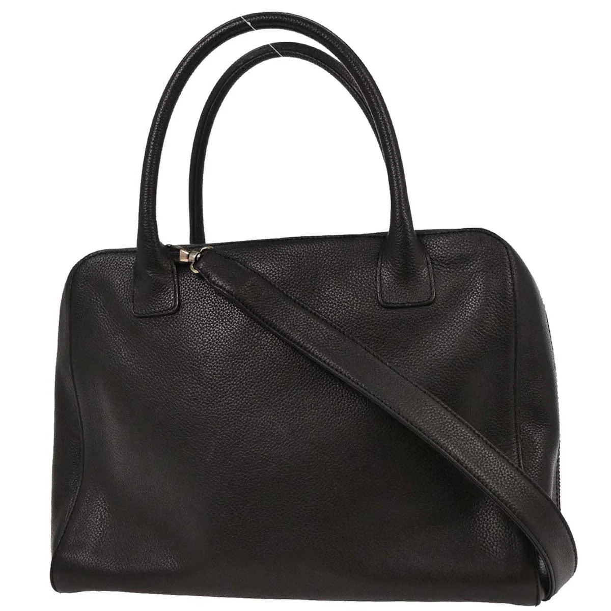 Chanel 2000-2001 Black Calfskin 2way Handbag - Image 2