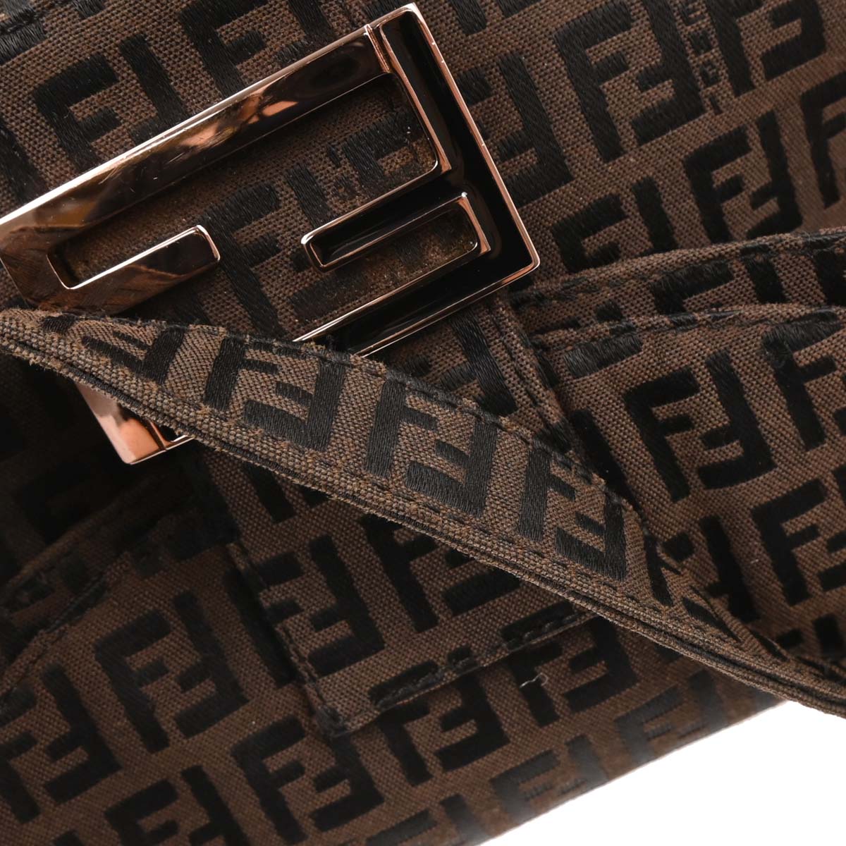 Fendi Brown Zucchino Handbag - Image 3