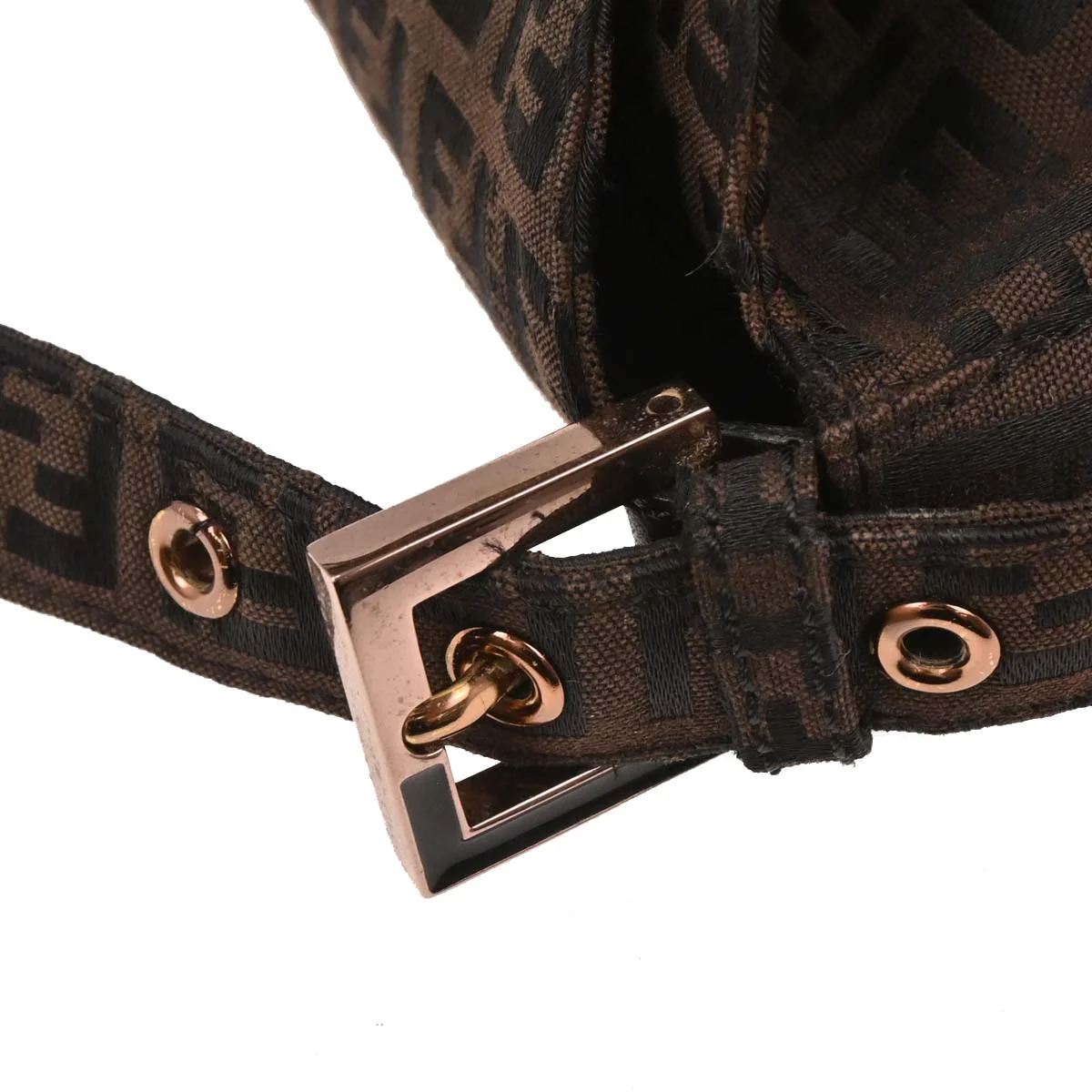 Fendi Brown Zucchino Handbag - Image 5