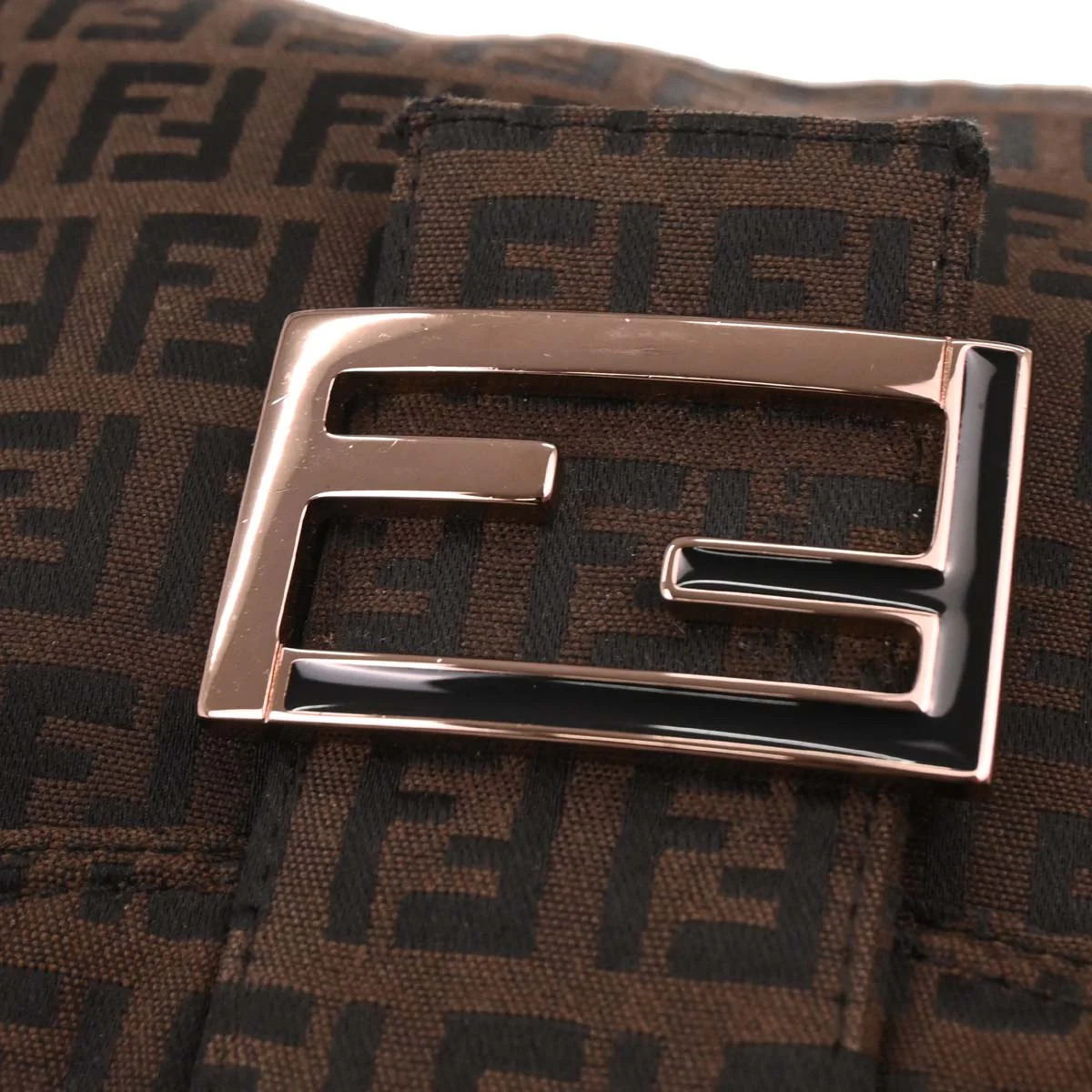Fendi Brown Zucchino Handbag - Image 6