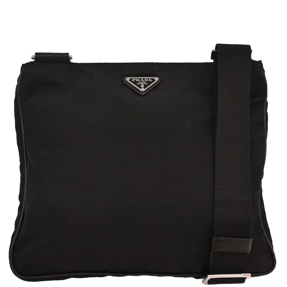 Prada Black Nylon Shoulder Bag