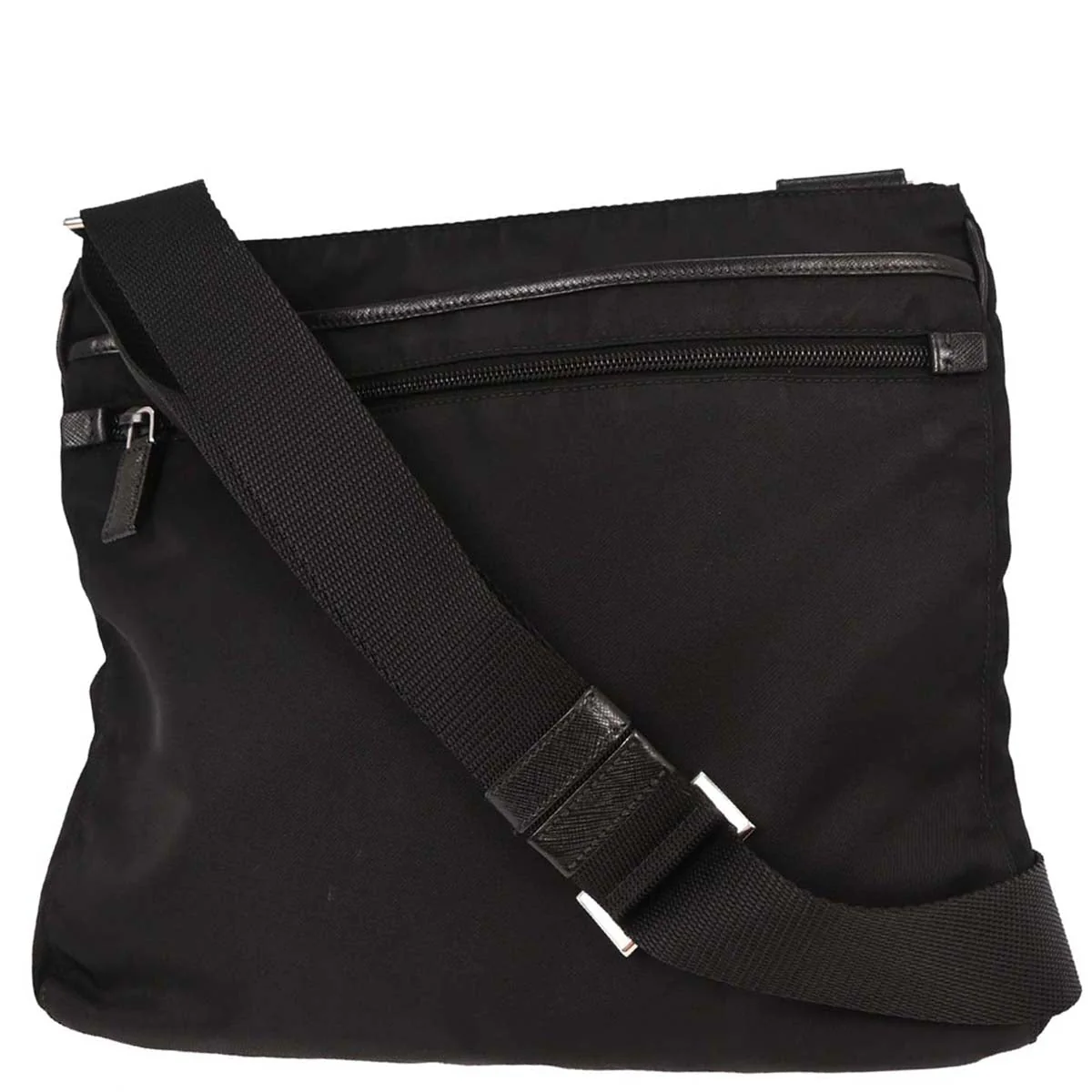 Prada Black Nylon Shoulder Bag - Image 2