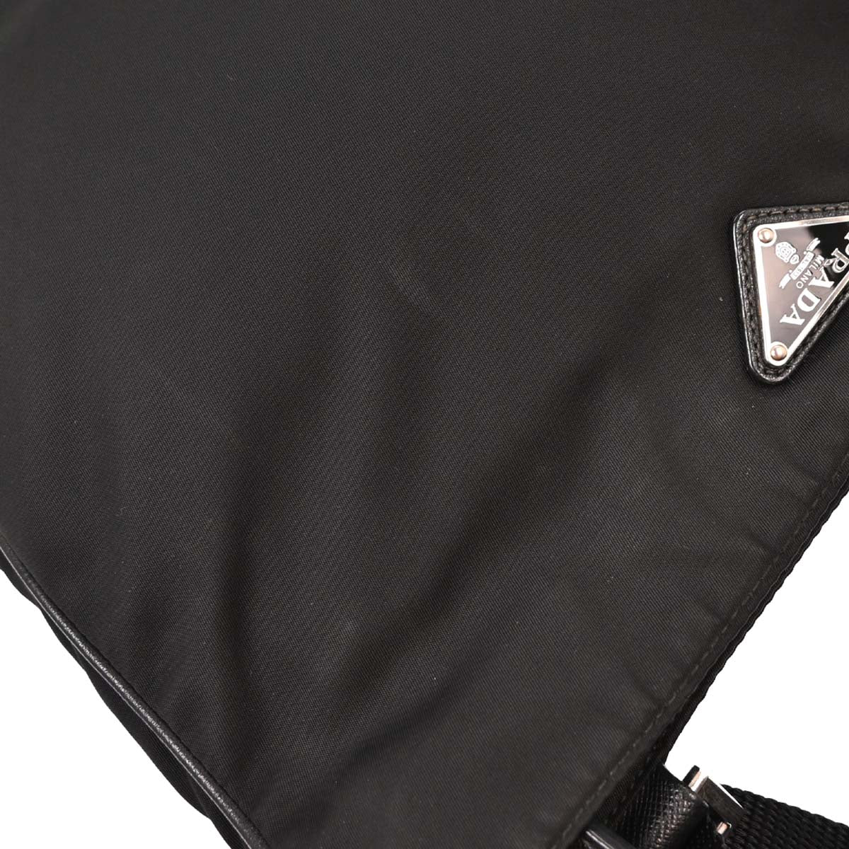 Prada Black Nylon Shoulder Bag - Image 6