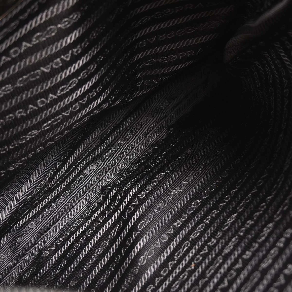 Prada Black Nylon Shoulder Bag - Image 8
