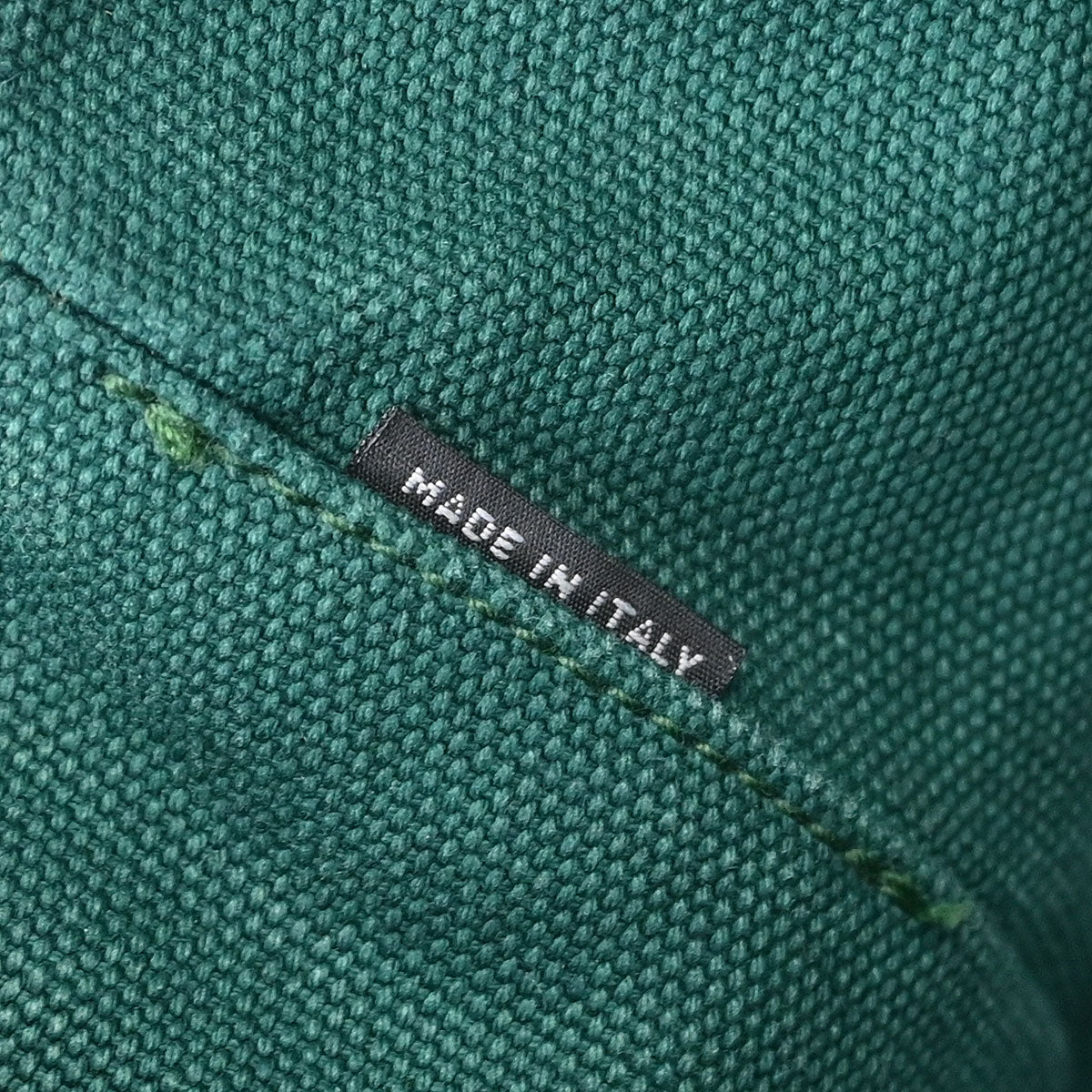 Prada Green Canvas Canapa Tote Handbag - Image 8