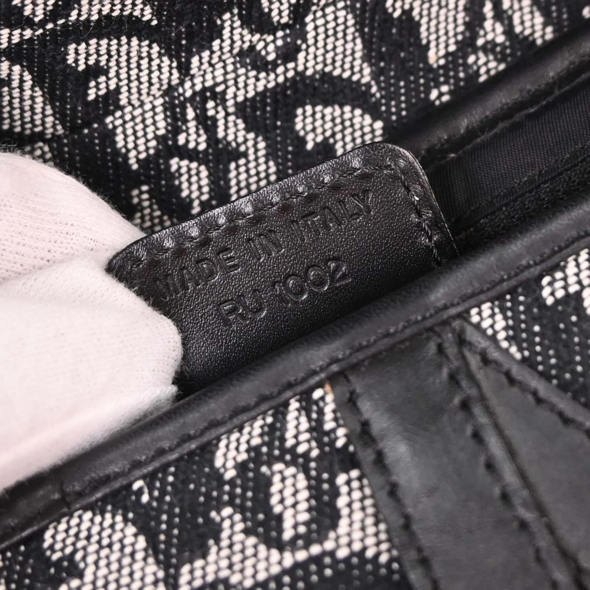 Christian Dior Black Trotter Saddle Handbag - Image 10