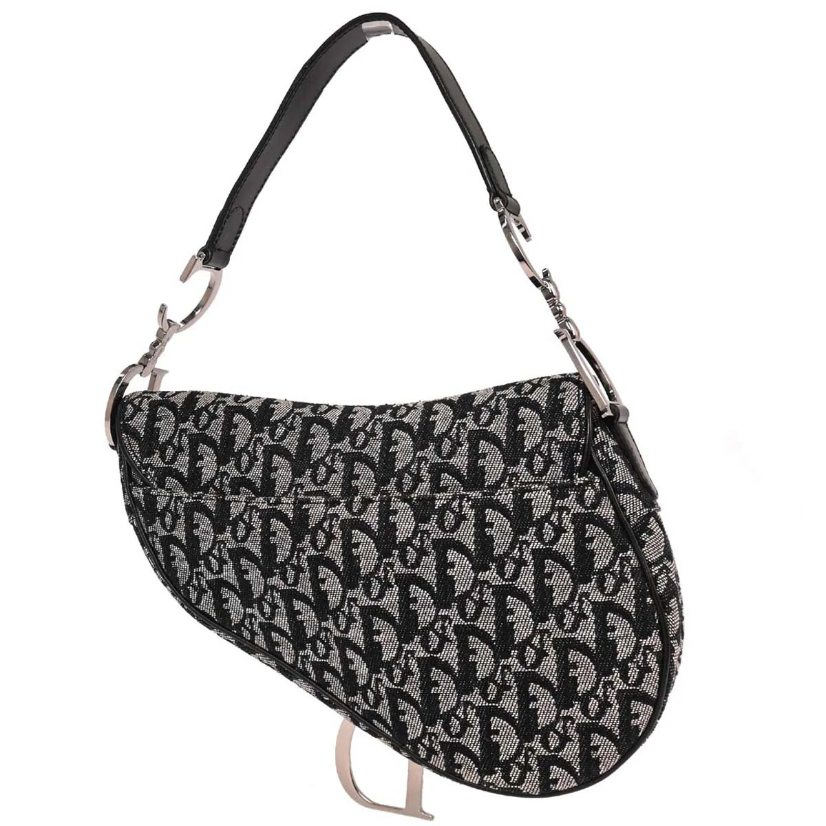 Christian Dior Black Trotter Saddle Handbag - Image 2