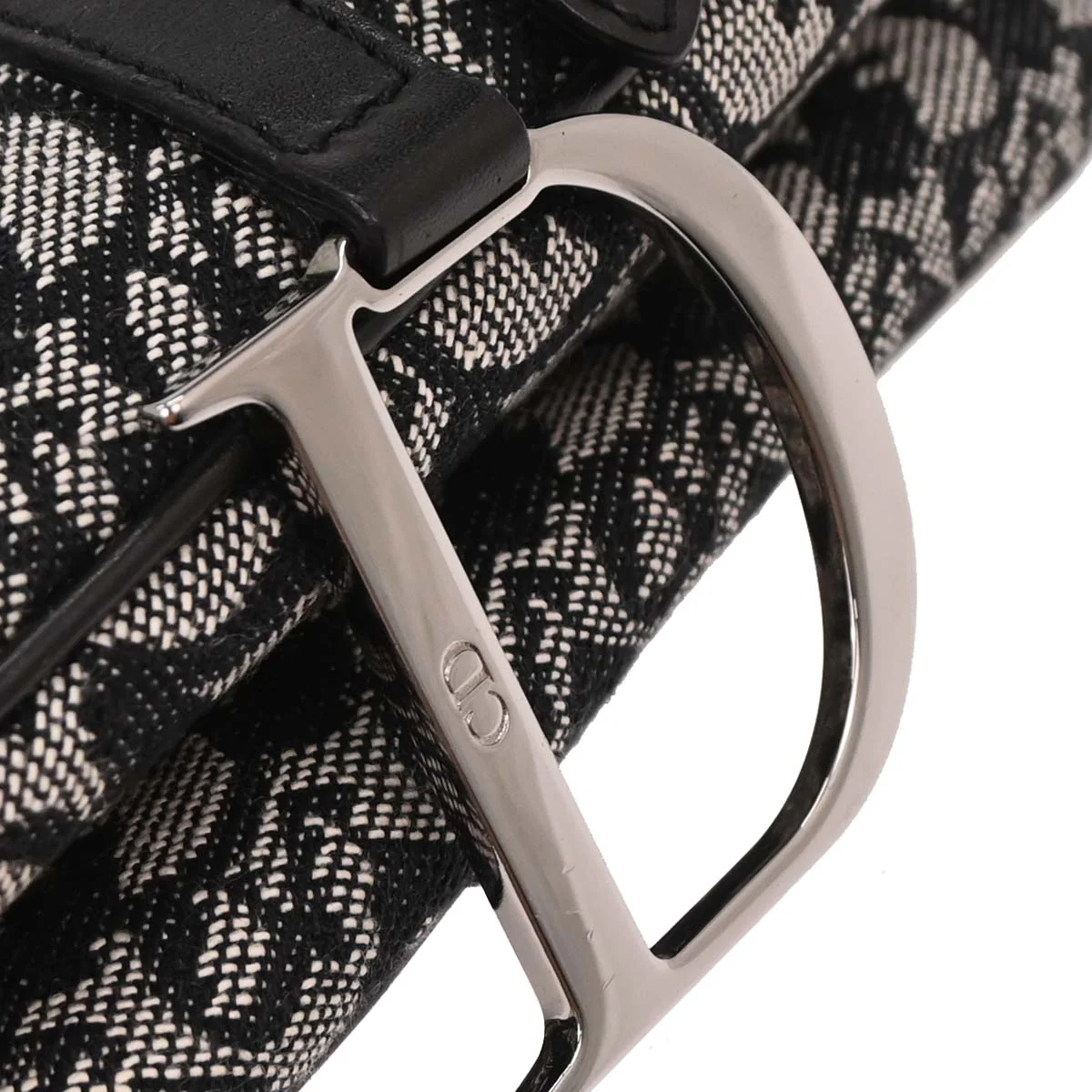 Christian Dior Black Trotter Saddle Handbag - Image 4