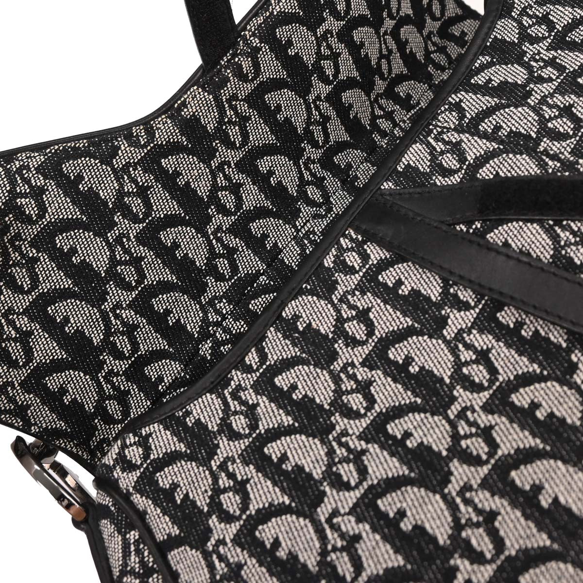 Christian Dior Black Trotter Saddle Handbag - Image 7