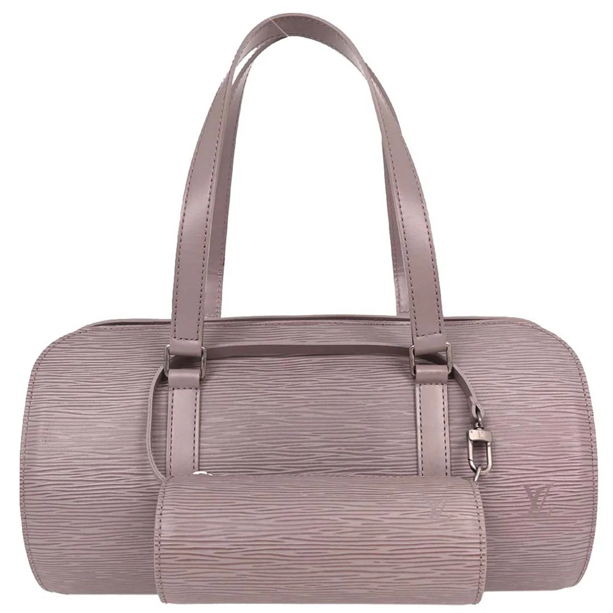 Louis Vuitton 2001 Purple Epi Soufflot Handbag M5222B
