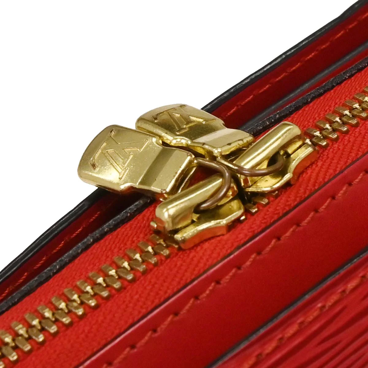 Louis Vuitton Red Epi Pont Neuf Handbag M52057 - Image 7
