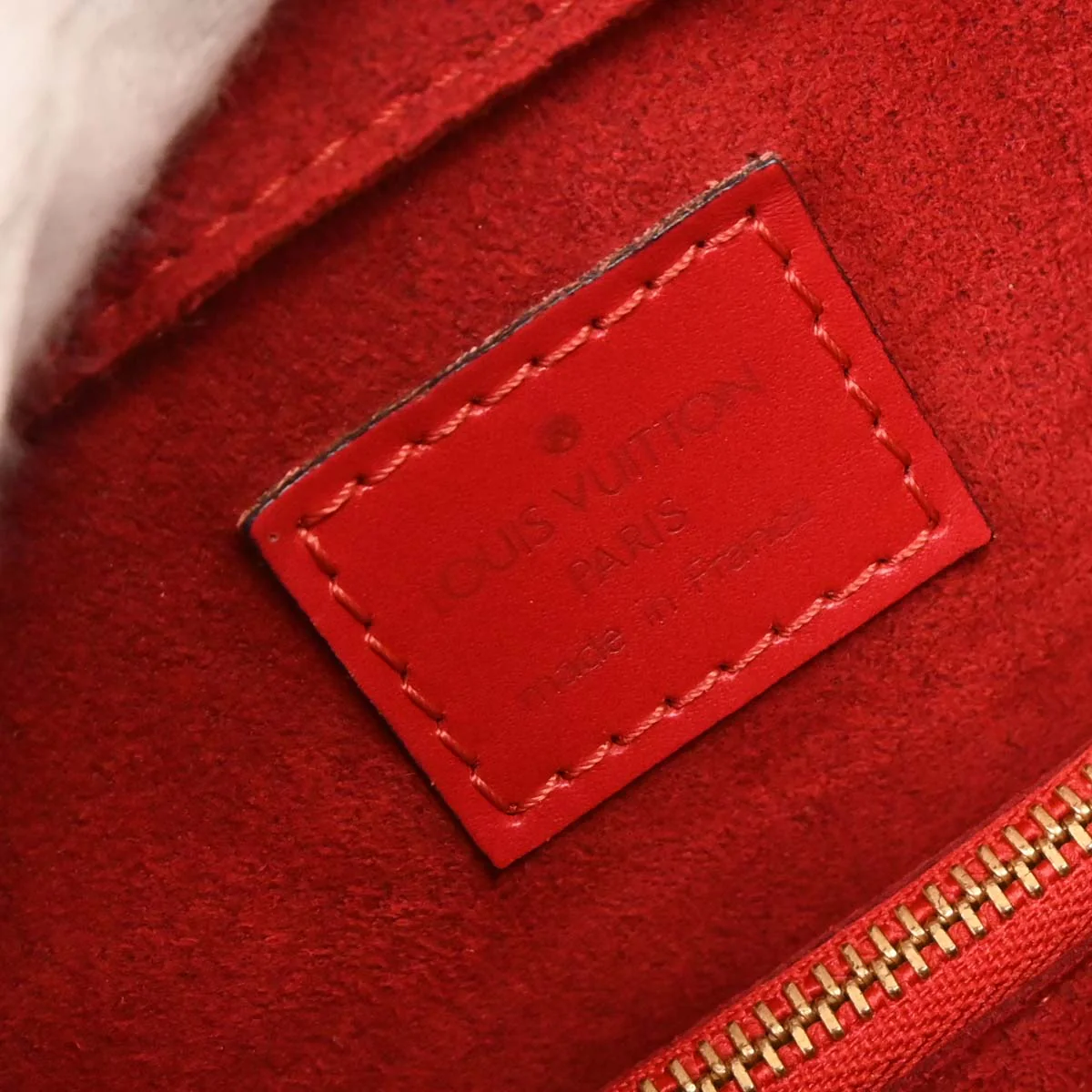 Louis Vuitton Red Epi Pont Neuf Handbag M52057 - Image 9
