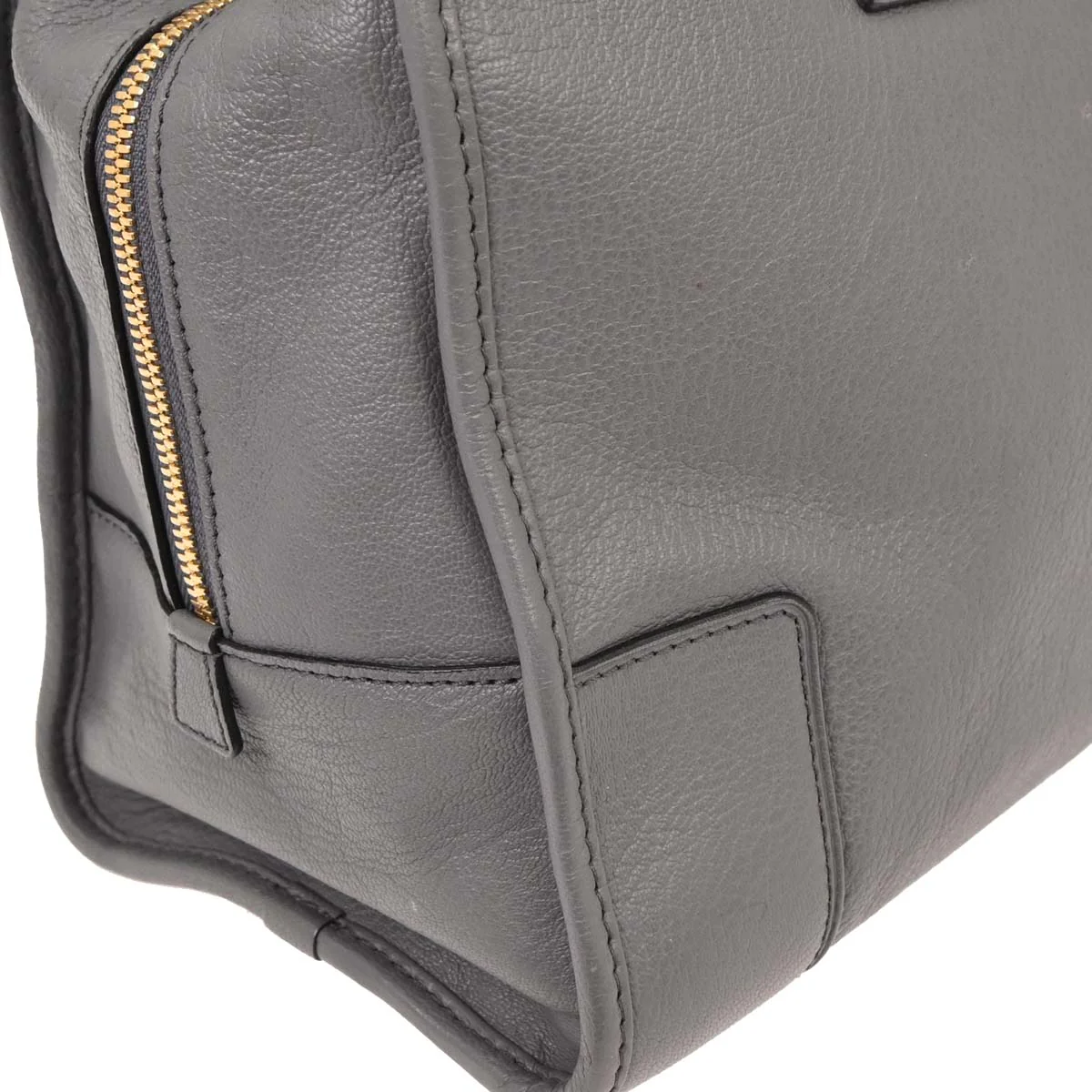 Loewe Gray Amazona 36 Handbag - Image 3