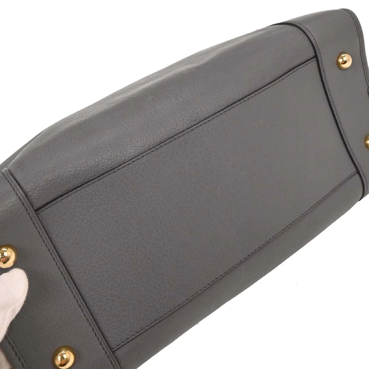 Loewe Gray Amazona 36 Handbag - Image 5