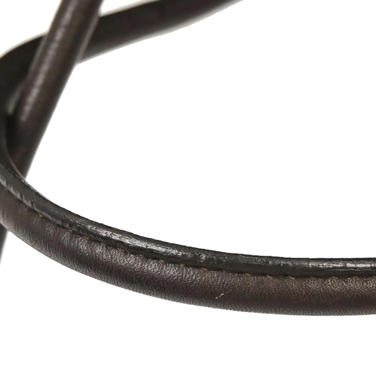 Prada Dark Brown Leather Handbag - Image 7
