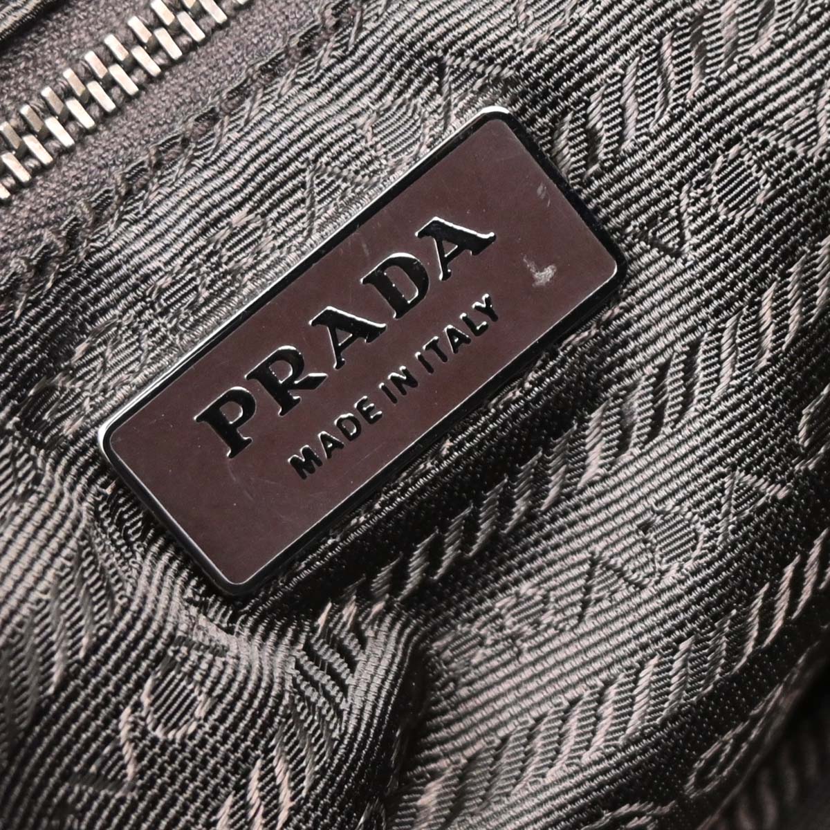 Prada Dark Brown Leather Handbag - Image 9