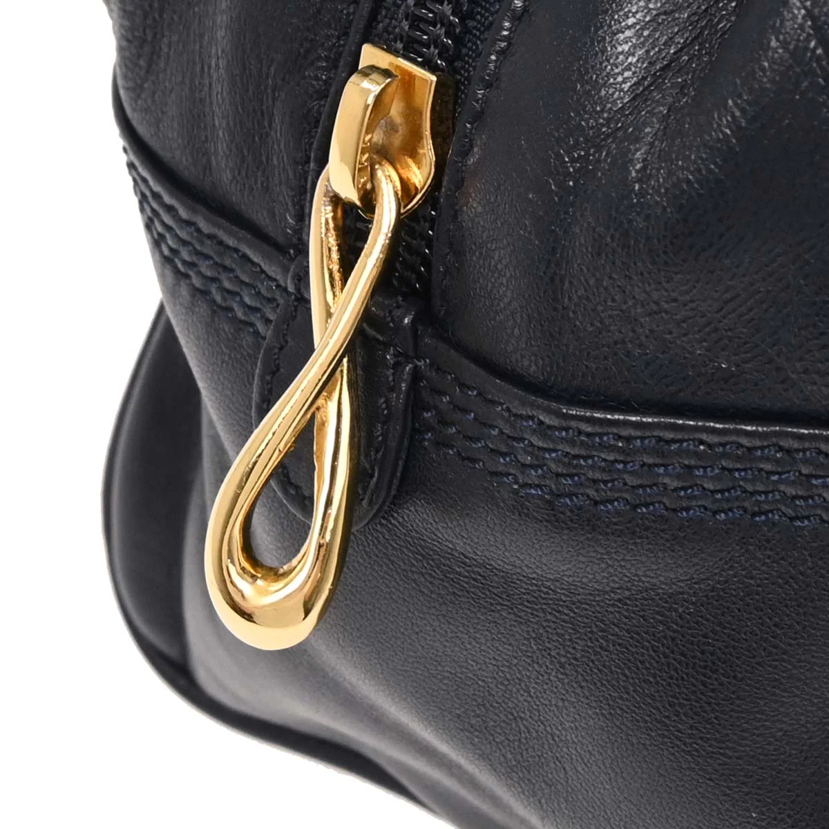 Loewe Navy Leather Handbag - Image 5