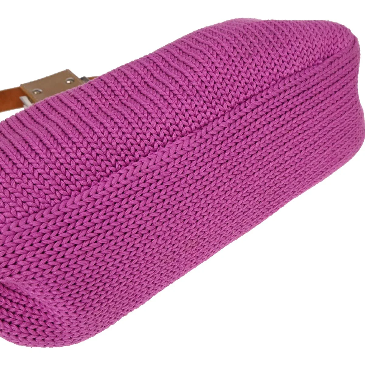 Fendi Purple Wool Handbag - Image 3