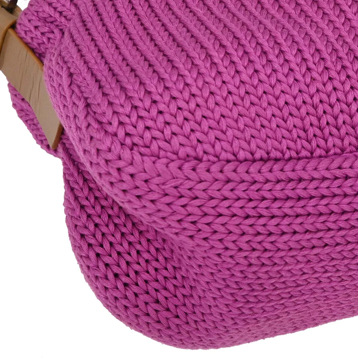 Fendi Purple Wool Handbag - Image 4