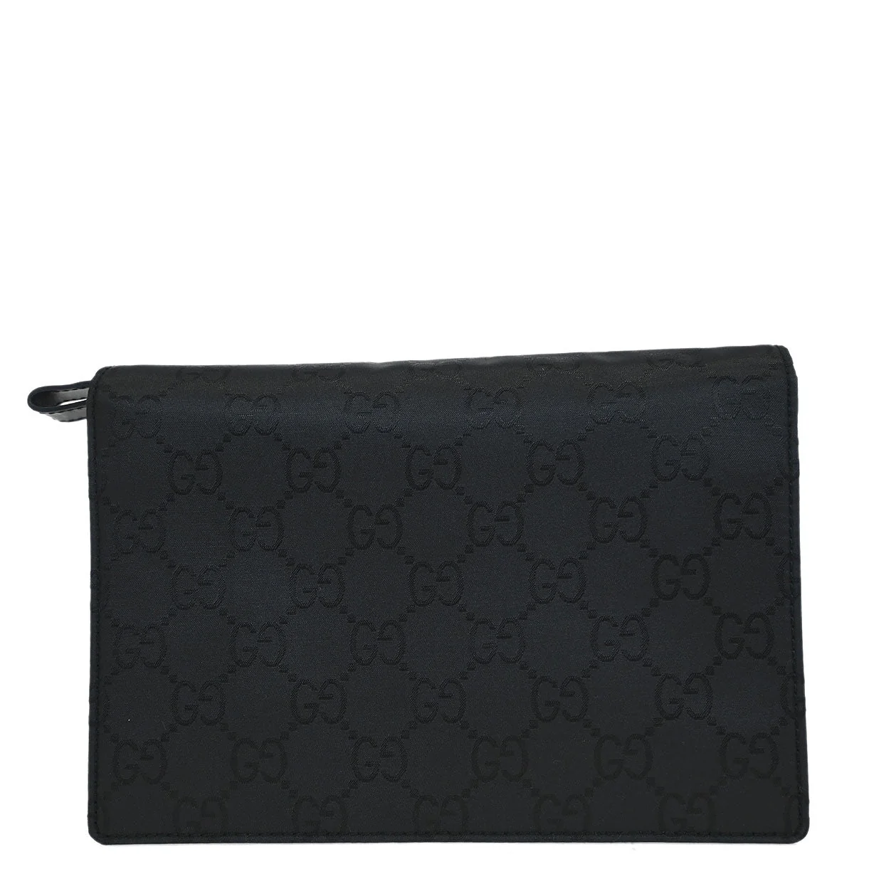 Gucci Black Nylon GG Clutch Bag - Image 2