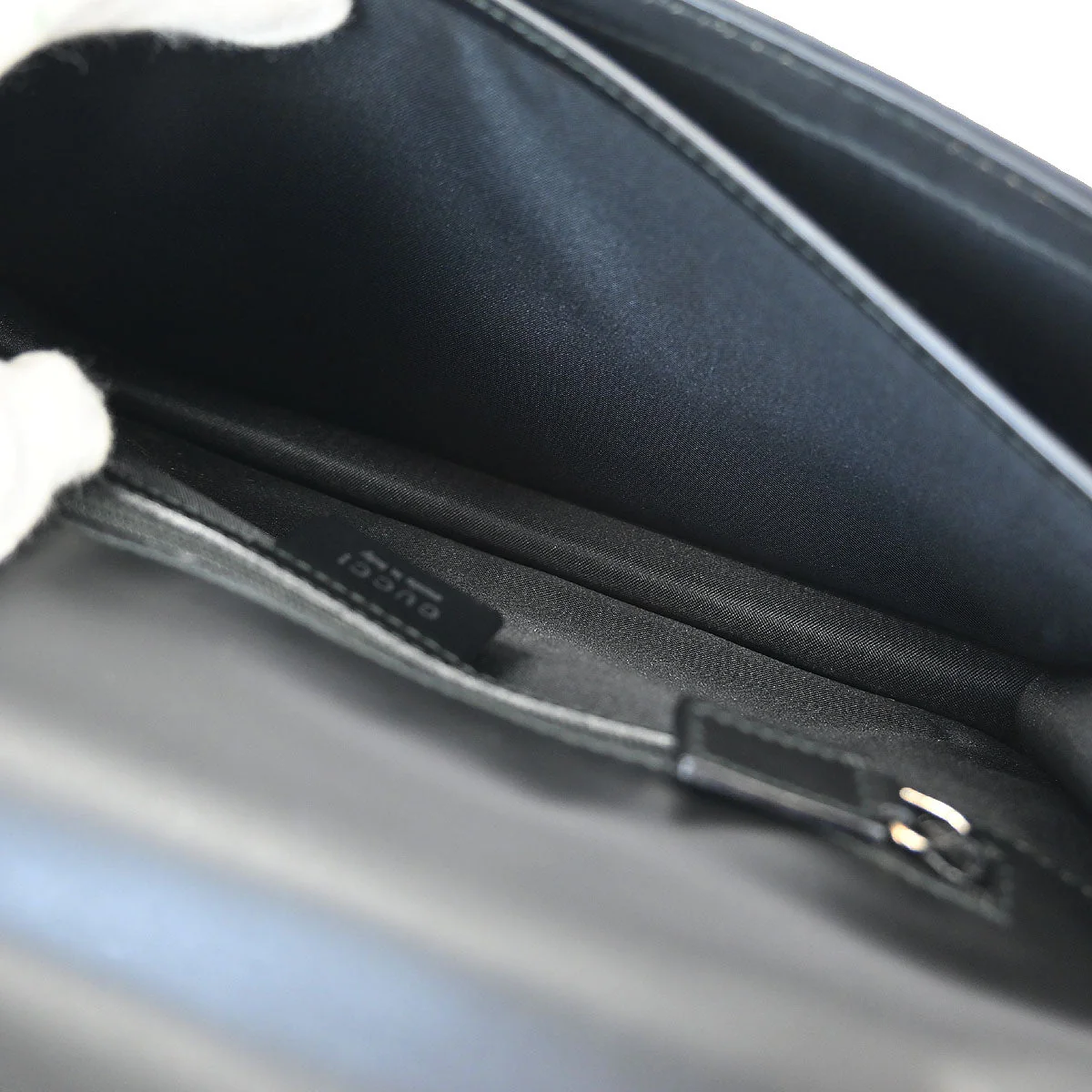 Gucci Black Nylon GG Clutch Bag - Image 8