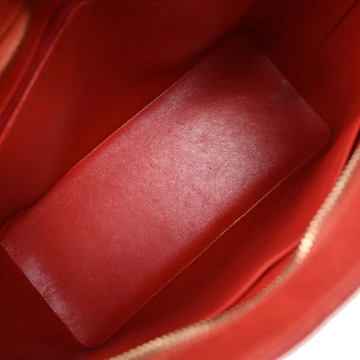 Chanel 2001-2003 Red Caviar Medallion Tote Handbag - Image 6