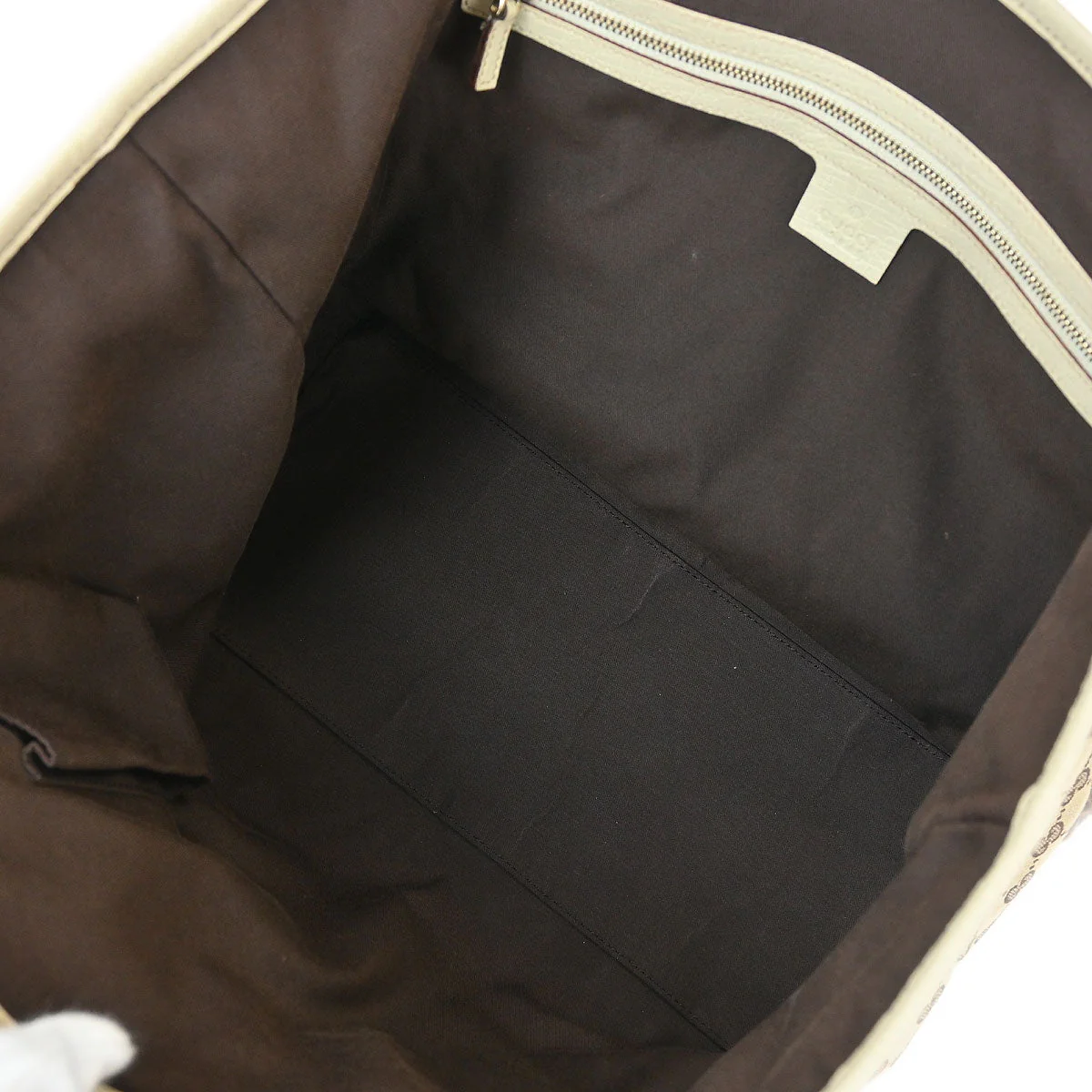 Gucci Beige GG Tote Handbag - Image 7
