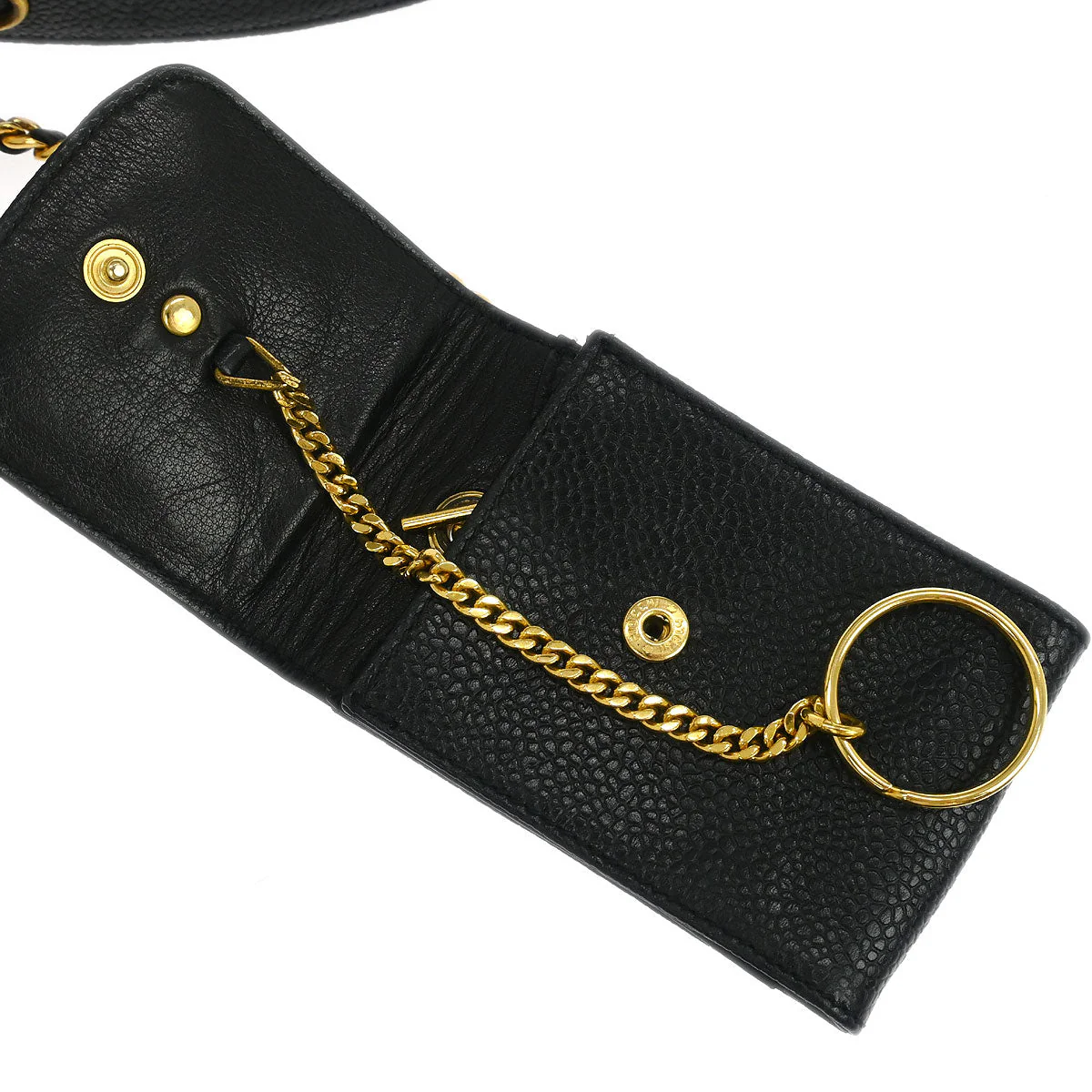 Chanel Black Caviar Multi Pouch Belt Bum Bag #75/30 - Image 3
