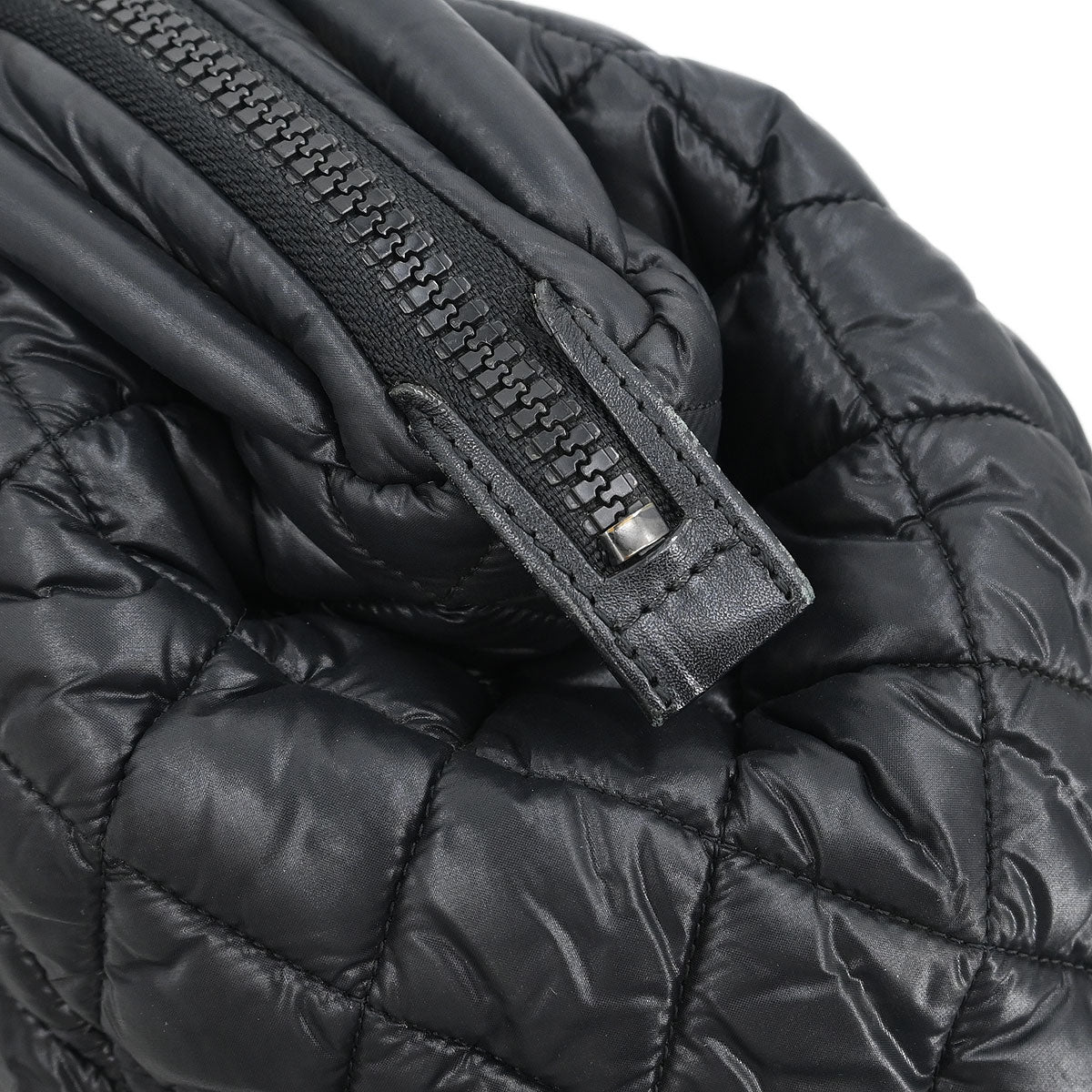 Chanel 2011 Black Nylon Coco Cocoon Bowling Bag Handbag - Image 7