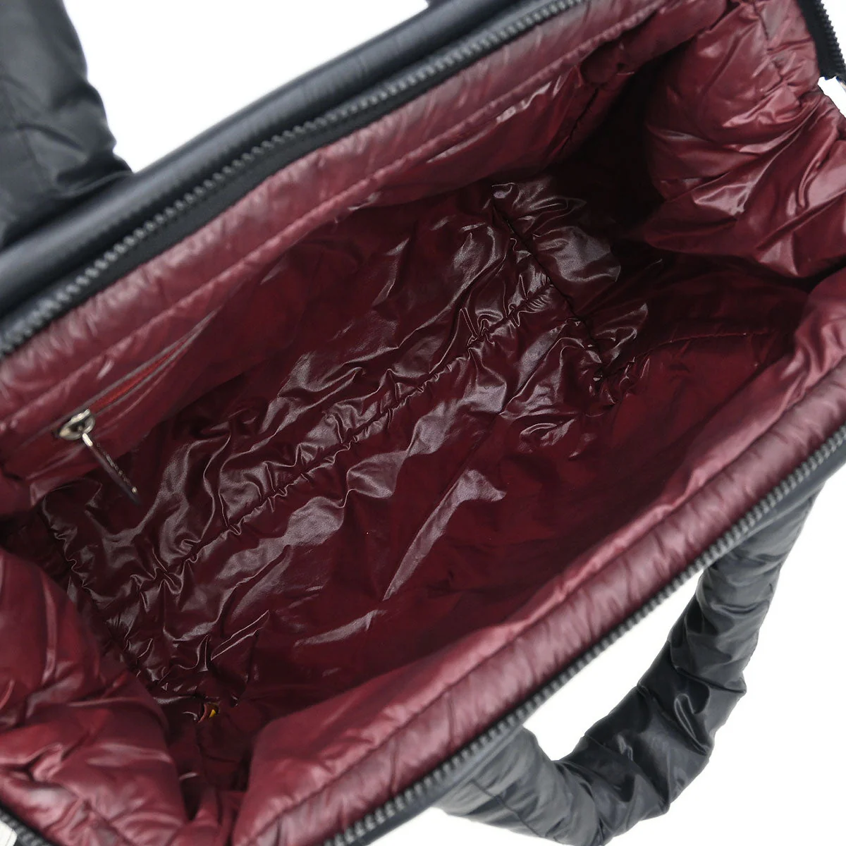 Chanel 2011 Black Nylon Coco Cocoon Bowling Bag Handbag - Image 8