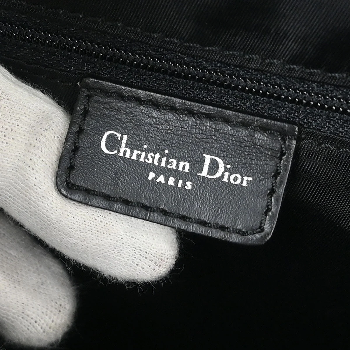 Christian Dior Black Trotter Handbag - Image 8