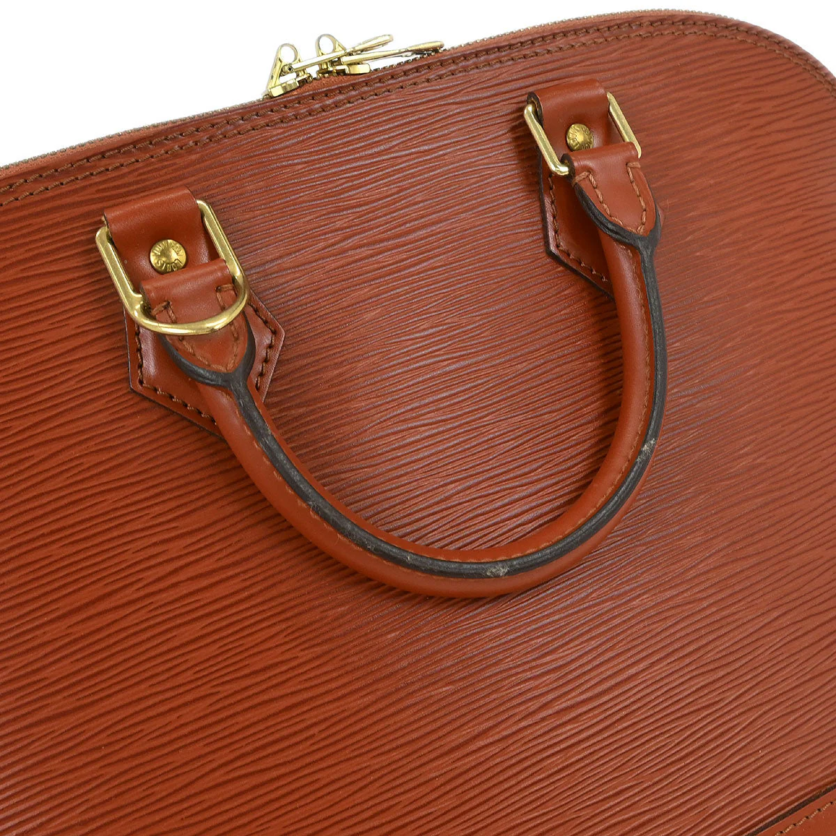 Louis Vuitton 1998 Brown Epi Alma Handbag M52143 - Image 5