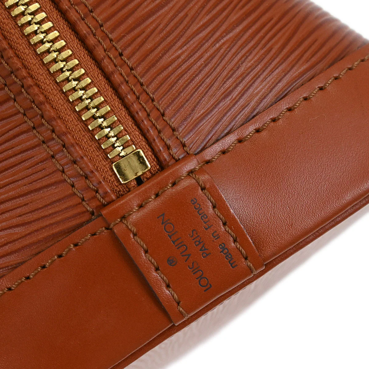 Louis Vuitton 1998 Brown Epi Alma Handbag M52143 - Image 8