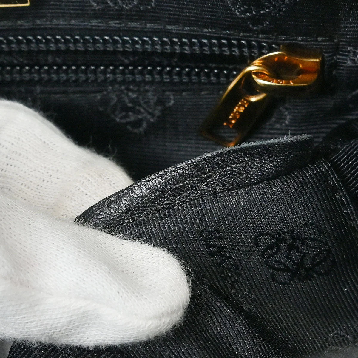 Loewe Black Lambskin Handbag - Image 10