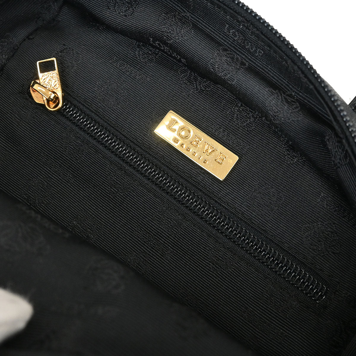 Loewe Black Lambskin Handbag - Image 9