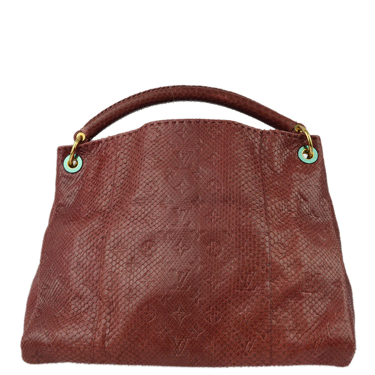 Louis Vuitton *  2012 Red Monogram Exotic Artsy MM Handbag M93451 - Image 2