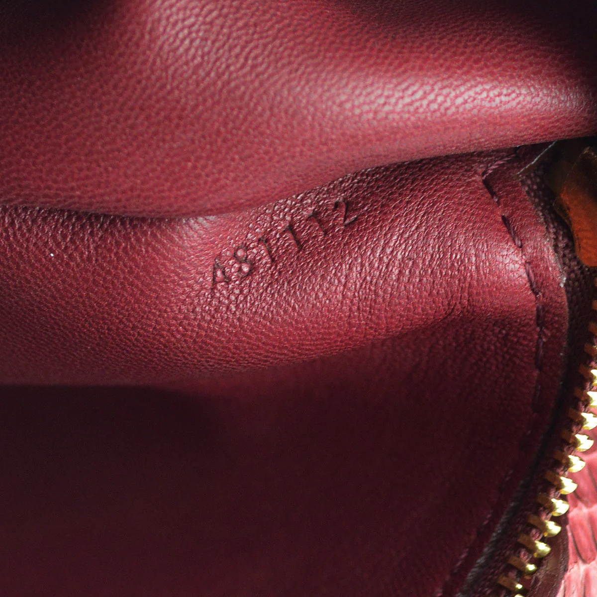 Louis Vuitton *  2012 Red Monogram Exotic Artsy MM Handbag M93451 - Image 8