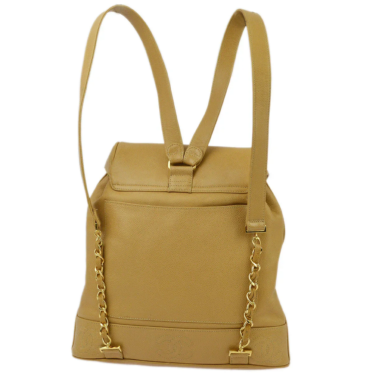 Chanel 1994-1996 Caviar Triple CC Backpack - Image 2