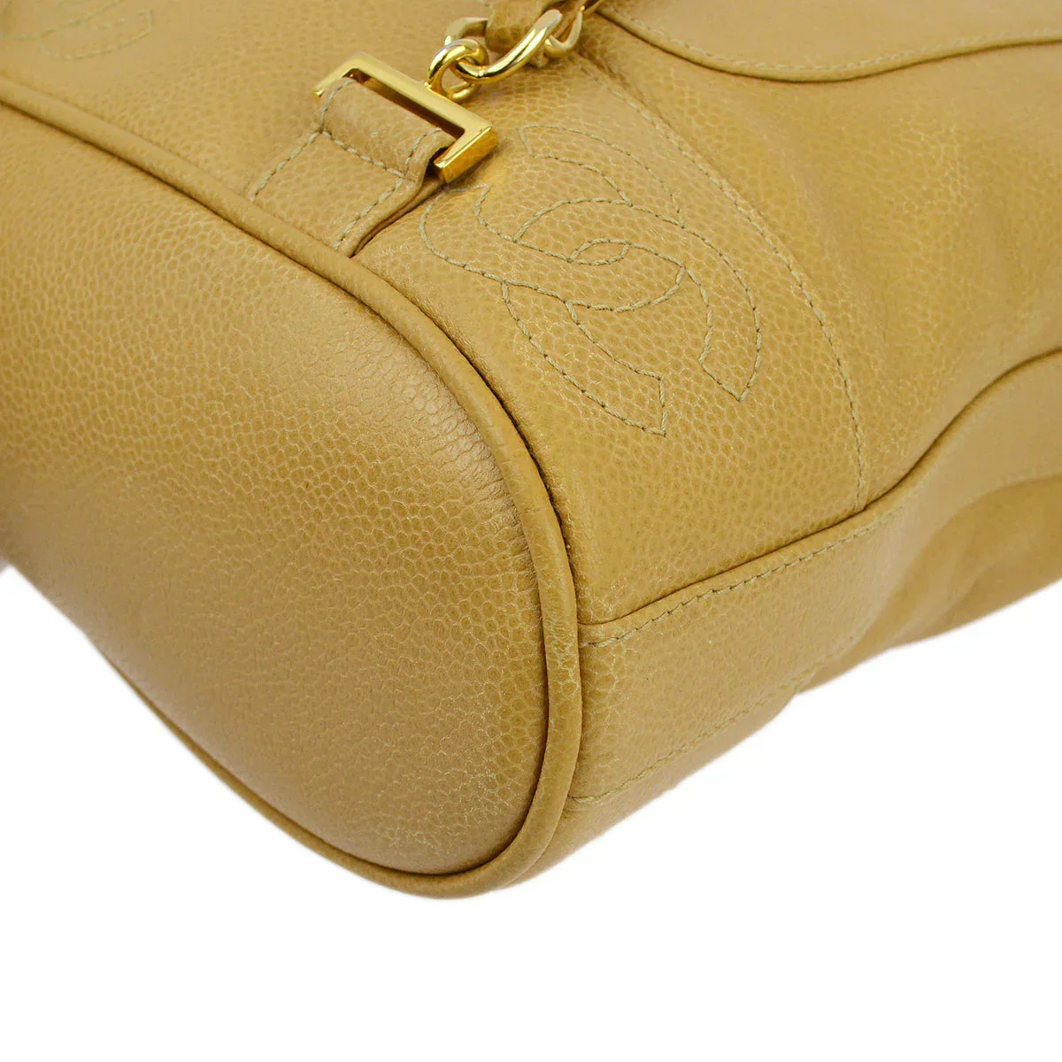 Chanel 1994-1996 Caviar Triple CC Backpack - Image 3