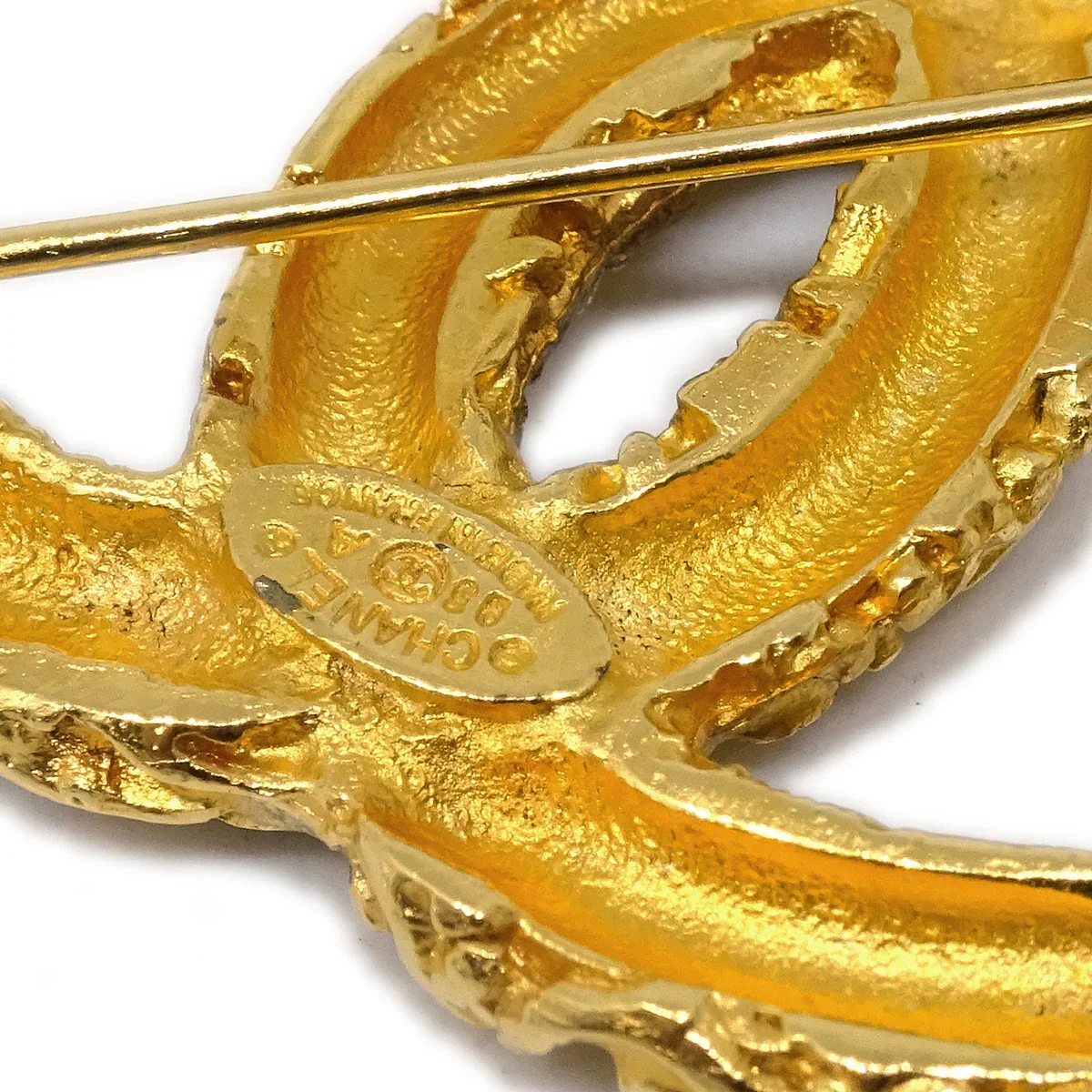 Chanel Fringe Brooch Pin Gold 93A - Image 4
