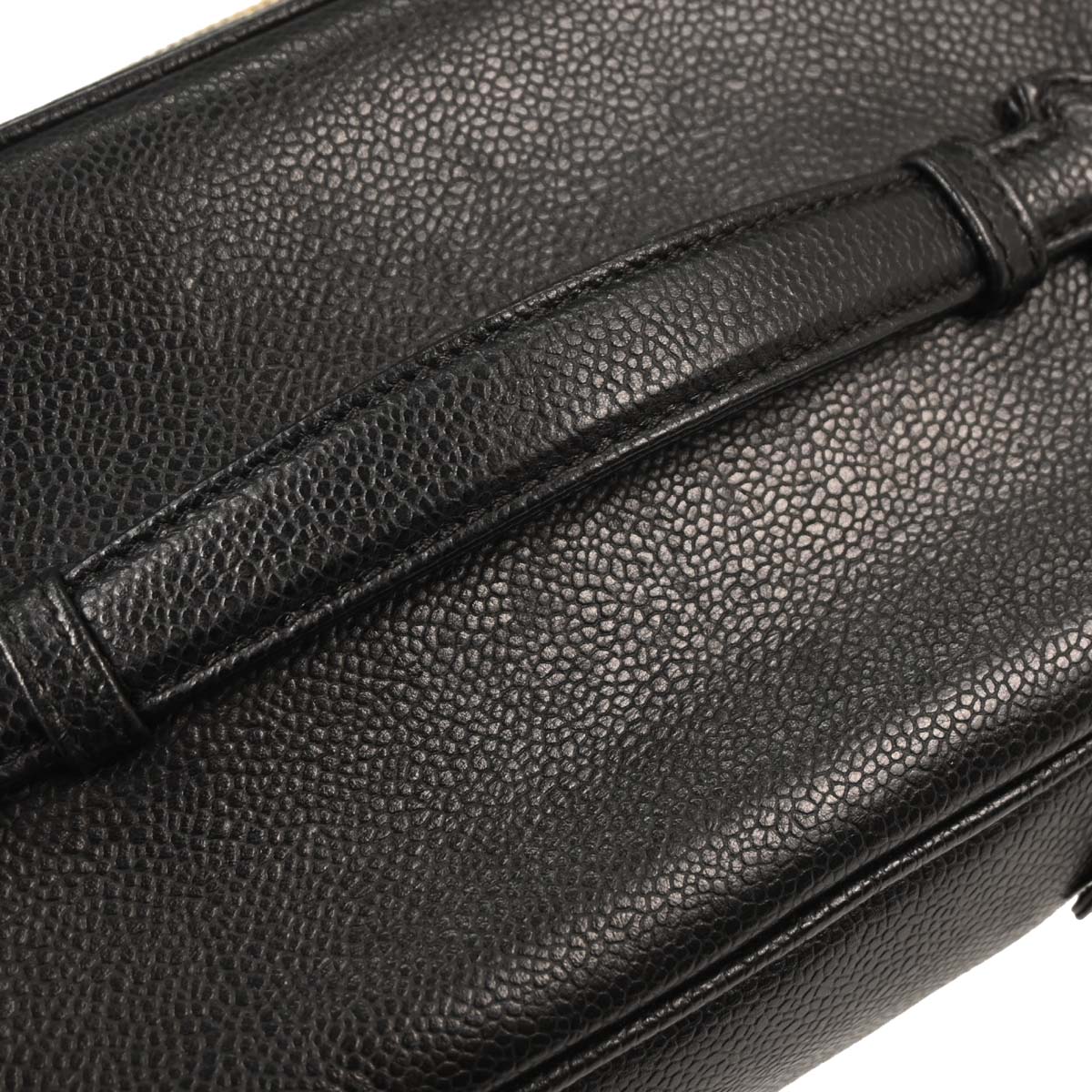 Chanel 1997-1999 Black Caviar Vanity Handbag - Image 4