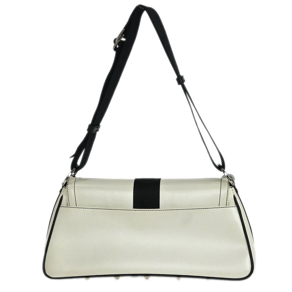 Christian Dior 2003 White Black Hardcore Shoulder Bag - Image 2