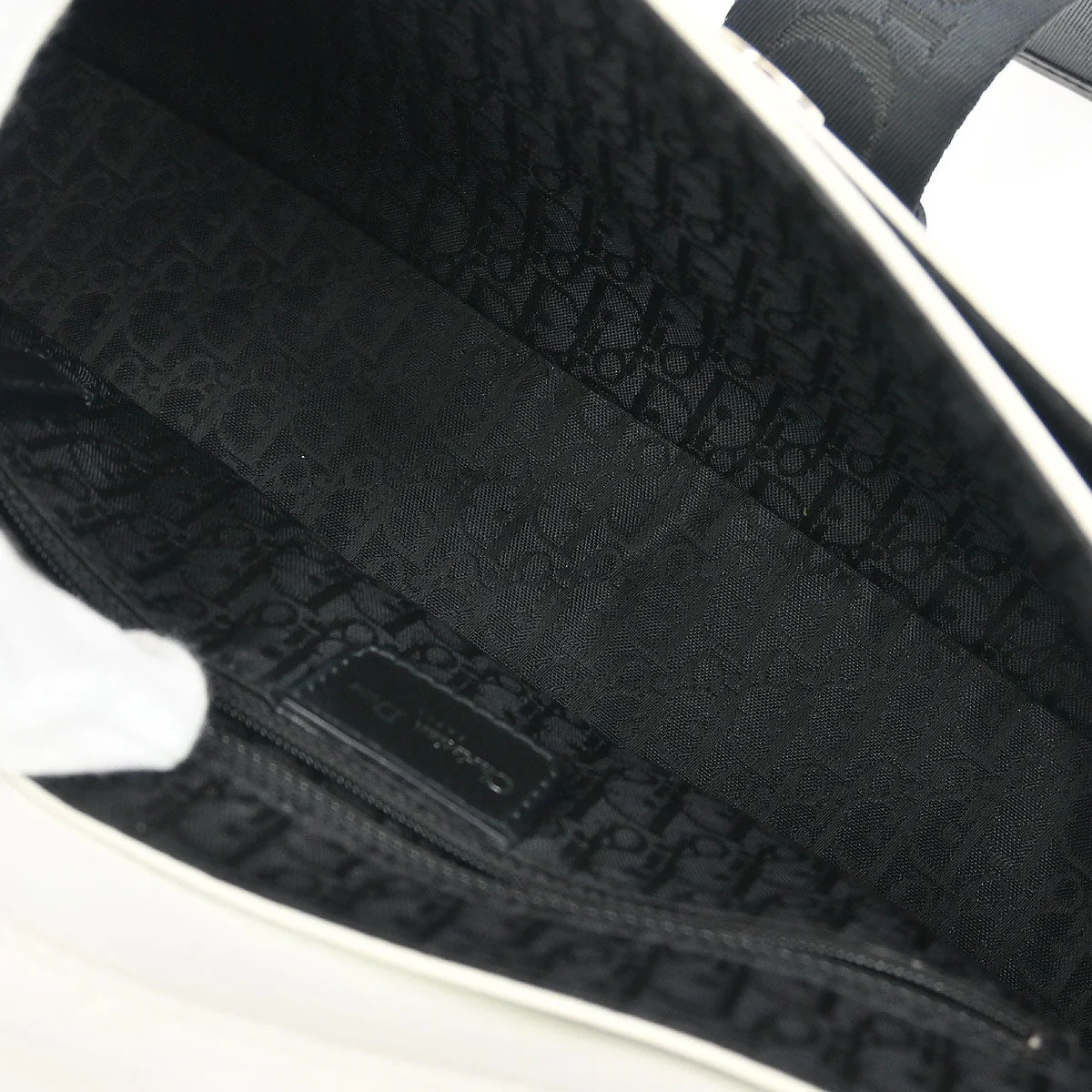 Christian Dior 2003 White Black Hardcore Shoulder Bag - Image 8