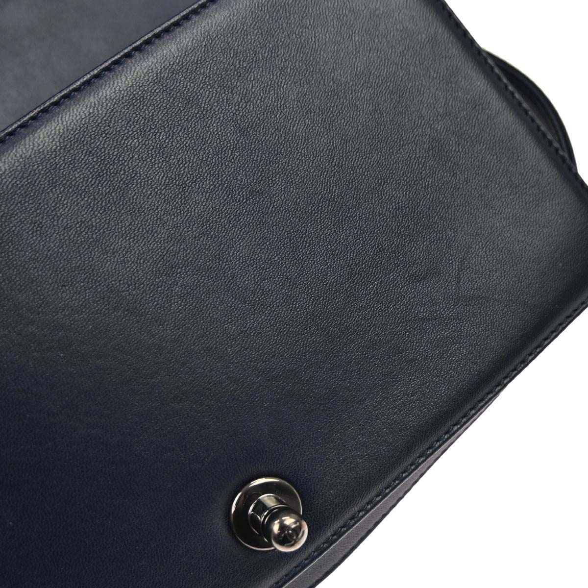 Boy Chanel 2017 Navy Black Lambskin Medium Shoulder Bag - Image 8