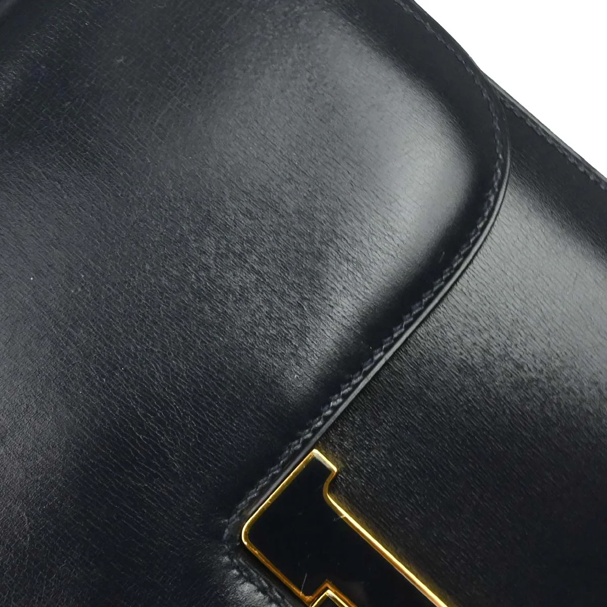 Hermes Navy Box Calf Constance 23 Shoulder Bag - Image 10