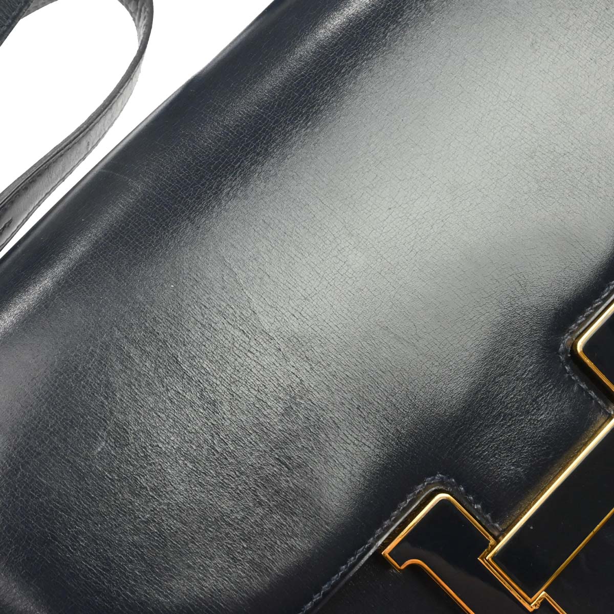 Hermes Navy Box Calf Constance 23 Shoulder Bag - Image 12